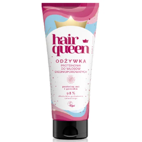 Hair Queen Proteinowa odżywka do włosów średnioporowatych