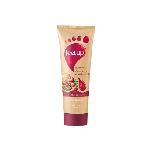 Oriflame Feet Up, Nourishing Cranberry & Walnut Oil Foot Cream (Odżywczy krem do stóp z żurawiną i olejkiem z orzecha włoskiego)