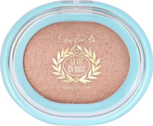 Lovely La Vie En Rose, Baked Blusher (Rozświetlający wypiekany róż do policzków) - 2