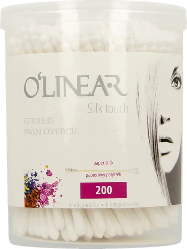 O'linear Silk Touch, Cotton Buds (Papierowe patyczki kosmetyczne)