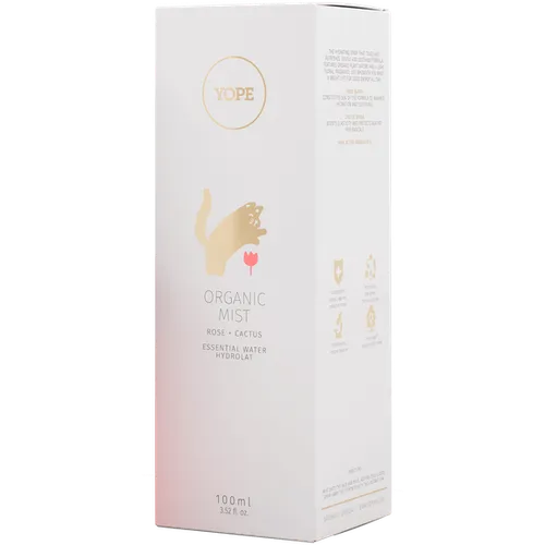 Yope Essential Wate Rose + Cactus Organic Mist (Hydrolat do twarzy) - 2