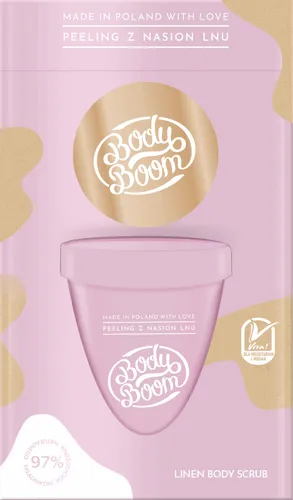 BodyBoom Linen Body Scrub (Peeling z nasion lnu)