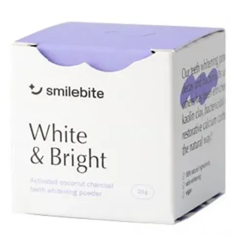 Smilebite White & Bright Activated Coconut Charcoal Teeth Whitening Powder (Proszek do zębów wybielający z węglem kokosowym)