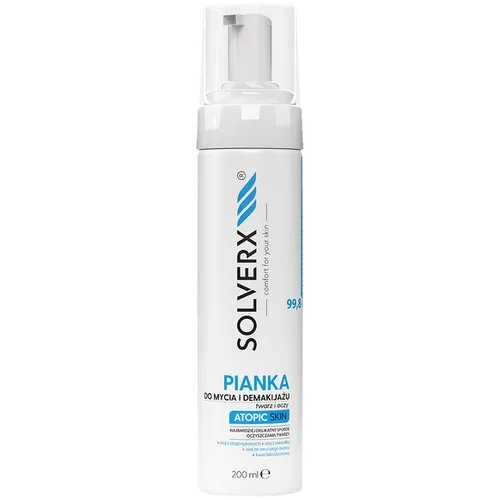Solverx Atopic Skin, Pianka do mycia i demakijażu