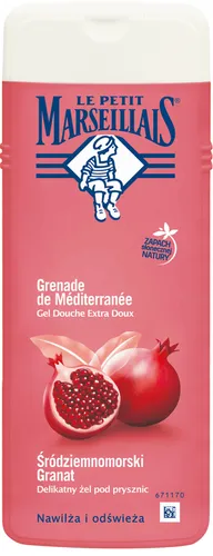 Le Petit Marseillais Grenade de Mediterranee, Gel Douche Extra Doux (Delikatny żel pod prysznic `Śródziemnomorski granat`)