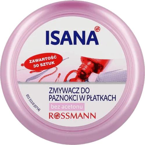 Isana Zmywacz do paznokci w płatkach