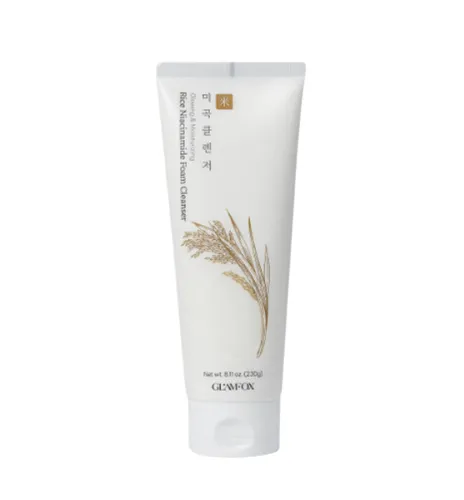 Glamfox Rice Niacinamide Foam Cleanser (Oczyszczająca pianka do twarzy z niacynamidem)