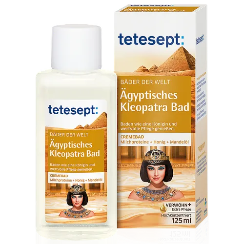 Tetesept Bäder der Welt, Ägyptisches Kleopatra Bad (Esencja do  kąpieli `Kąpiel kleopatry`)