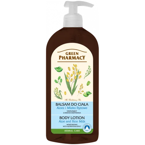 Green Pharmacy Balsam do ciała `Aloes i mleko ryżowe` - 1