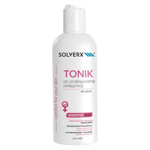 Solverx Sensitive Skin, Delikatny tonik wyrównujący pH skóry - 1