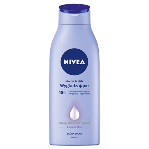 Nivea Wygładzające mleczko do ciała z masłem shea `Nawilżająca moc serum`