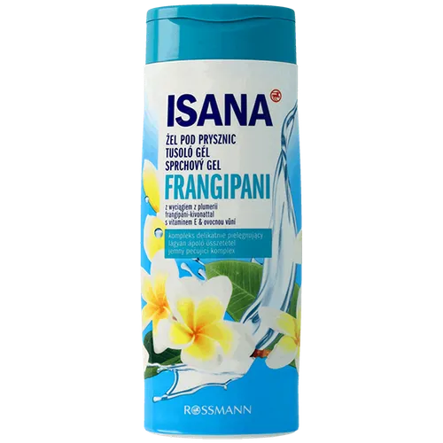 Isana Frangipani Duschgel (Żel pod prysznic z ekstraktem z plumerii do skóry suchej) - 1