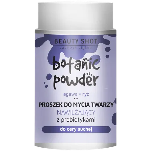 Beauty Shot Botanic Powder, Proszek do mycia twarzy nawilżający z prebiotykami `Agawa, ryż` - 1