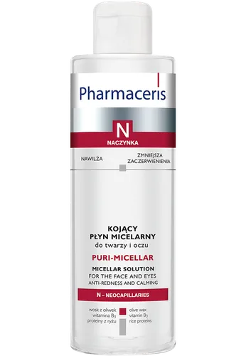 Pharmaceris N, Puri-Micellar, Plyn micelarny kojący do oczyszczania i demakijazu twarzy i oczu (nowa wersja) - 2
