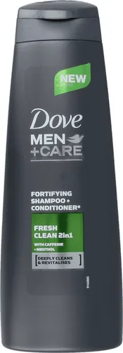 Dove Men + Care, Fresh Clean 2 w 1, Szampon i odżywka do włosów dla mężczyzn