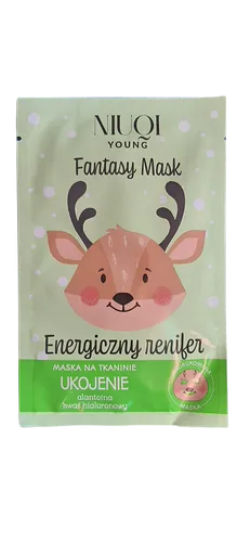 Niuqi Fantasy Mask, Maska na tkaninie ukojenie `Energiczny Renifer`