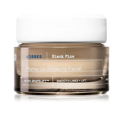 Korres Black Pine, Plump-Up Sleeping Facial (Ujędrniający krem-maska na noc)