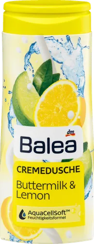 Balea Cremedusche Buttermilk & Lemon (Żel pod prysznic `Maślanka & cytryna`)
