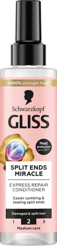 Schwarzkopf Gliss Split Ends Miracle, Express Repair Conditioner (Ekspresowa odżywka spajająca do zniszczonych włosów i rozdwojonych końcówek) - 1