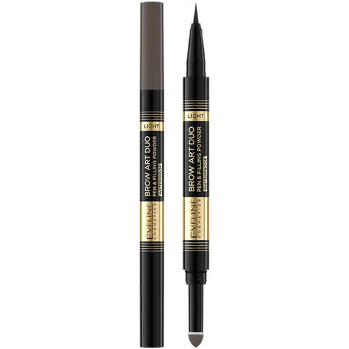 Eveline Cosmetics Brow Art Duo Pen & Filling Powder (Pisak do brwi 2 w 1)