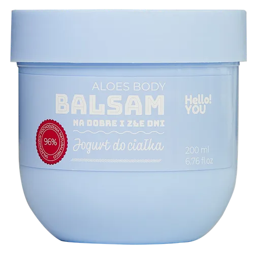 Hello You! Balsam na dobre i złe dni jogurt do ciałka  `Aloes Body` - 1