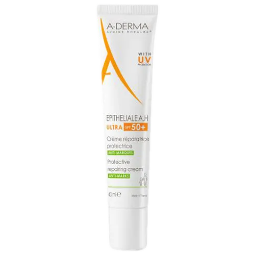 A-Derma Epitheliale A.H, Crème Réparatrice Protectrice Anti-Marques SPF 50+ (Krem z filtrem SPF 50+ przeciw przebarwieniom)