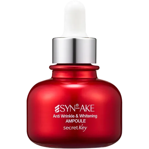 Secret Key Syn-Ake  Anti Wrinkle & Whitening Ampoule (Przeciwzmarszczkowo-wybielająca ampułka do twarzy)