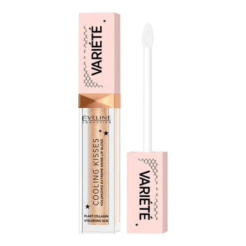Eveline Cosmetics Variete, Cooling Kisses Volumizing Extreme Shine Lip Gloss (Błyszczyk zwiększający objętość ust z efektem chłodzącym) - 2