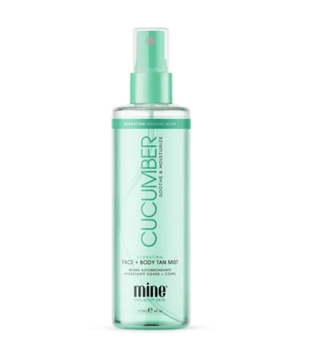 MineTan Cucumber Face + Body Tan Mist (Ogórkowa mgiełka samoopalająca dotwarzy i  ciała)