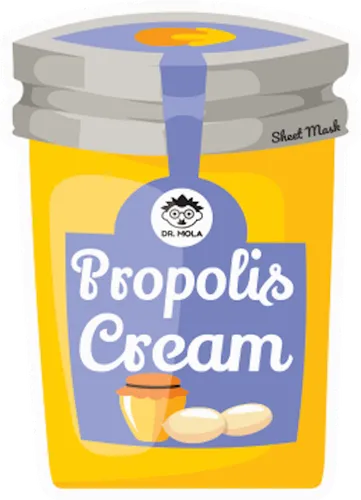 Dr. Mola Propolis Cream Sheet Mask (Kremowa maseczka w płachcie `Propolis i olejki roślinne`)