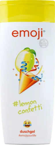 Emoji Lemon Confetti, Duschgel (Żel pod prysznic)
