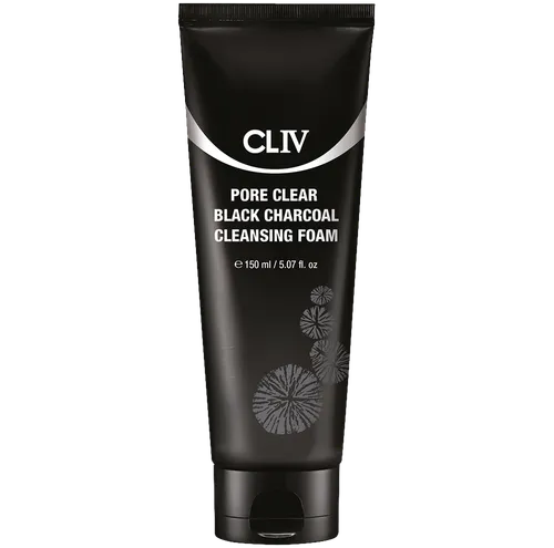 Cliv Premium Pore Clear Black Charcoal Cleansing Foam (Pianka oczyszczająca do twarzy)