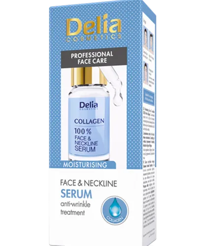 Delia Collagen, 100% Face & Neckline Serum (100% serum do twarzy, szyi i dekoltu `Kolagen`) - 1