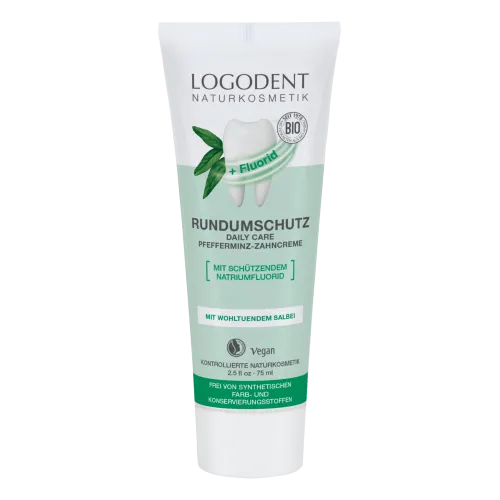 Logona Logodent, Daily Care, Zahncreme (Kem do zębów z miety pieprzowej)