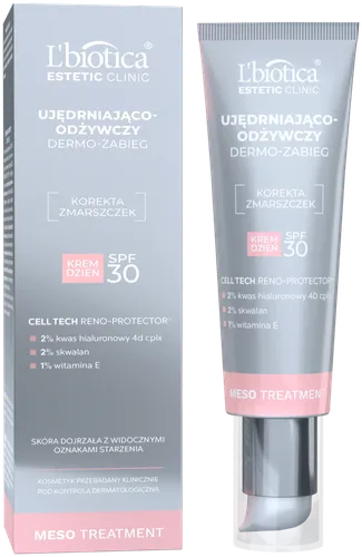 L'biotica Estetic Clinic, Meso Treatment, Ujędrniająco-odżywczy dermo-zabieg krem na dzień SPF 30