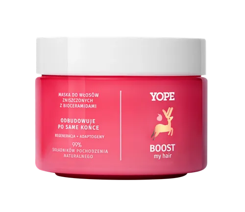 Yope Bounce My Hair, Boost, Maska do włosów zniszczonych - 1