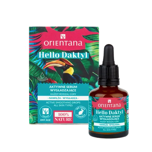 Orientana Hello Daktyl, Active Smoothing Drops (Aktywne serum wygładzające)