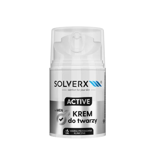 Solverx For Men, Active, Krem do twarzy