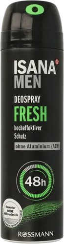 Isana Men, Fresh Deospray (Dezodorant w sprayu dla mężczyzn) - 1