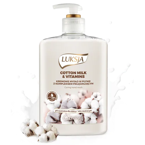 Luksja Creamy, Mydło w płynie `Bawełna` - 2