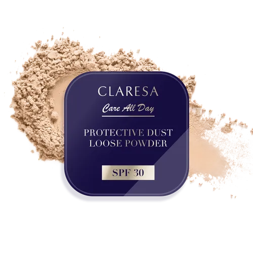 Claresa Care All Day, Protective Dust Loose Powder SPF 30 (Utrwalający puder sypki z filtrem SPF 30)