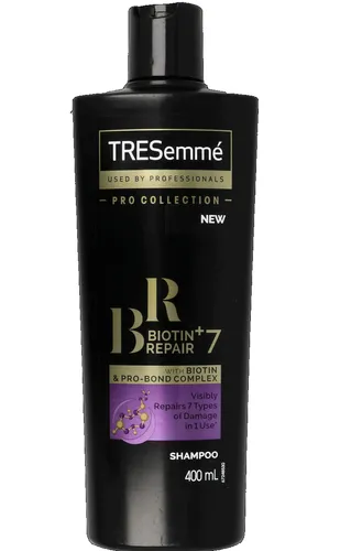 TRESemme Szampon do włosów zniszczonych Biotin+ Repair 7 z Biotyną i kompleksem Pro-Bond