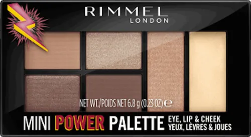 Rimmel Mini Power Palette Eyeshadow 001 Fearless (Paleta do makijażu) - 1