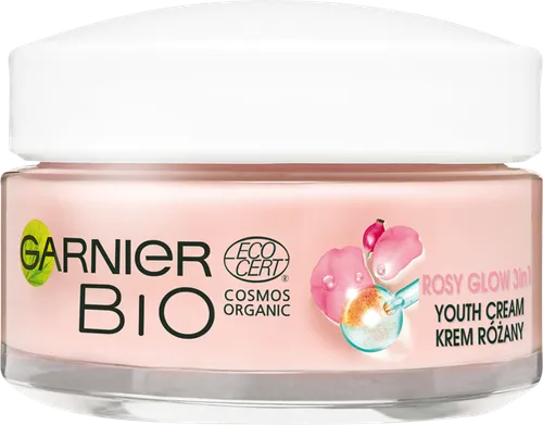 Garnier Bio, Rosy Glow 3 in 1 Youth Cream (Krem różany) - 1