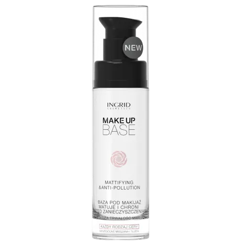 Ingrid Cosmetics Make Up Base, Mattifying & Anti Pollution (Beztłuszczowa baza pod makijaż matująca) - 2