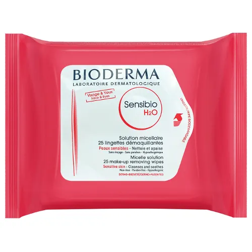 Bioderma Sensibio H2O, Make-up Removing Wipes (Chusteczki pielęgnacyjne dla cery wrażliwej)