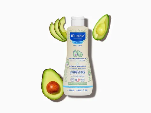 Mustela Bebe - Enfant, Shampooing Doux A l'avocat Issu De Culture Bio [Gentle Shampoo with Organically Avocado] (Delikatny szampon dla dzieci z organicznym awokado)