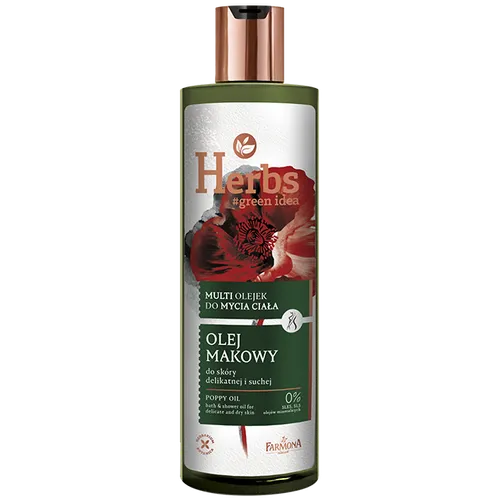 Herbs Multi olejek do mycia ciała `Olej makowy` - 1