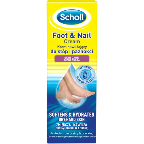Scholl Foot & Nail Cream (Krem nawilżający do stóp i paznokci (nowa wersja))