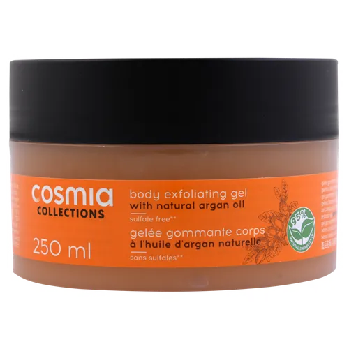 Cosmia Collections, Body Exfoliating Gel with Natural Argan Oil (Żel peelingujący do ciała)